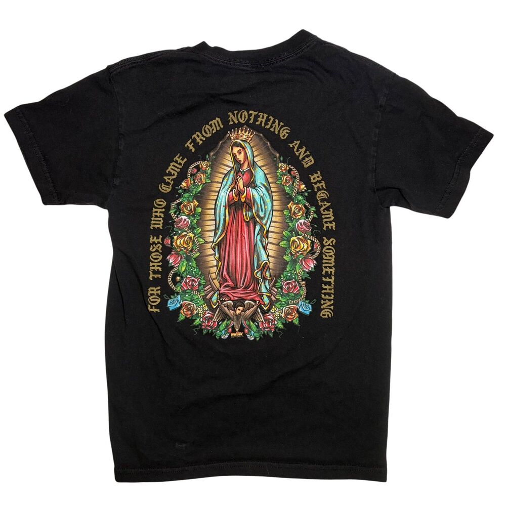 DGK Our Lady of Guadalupe Virgin Mary Graphic Skate Tee S